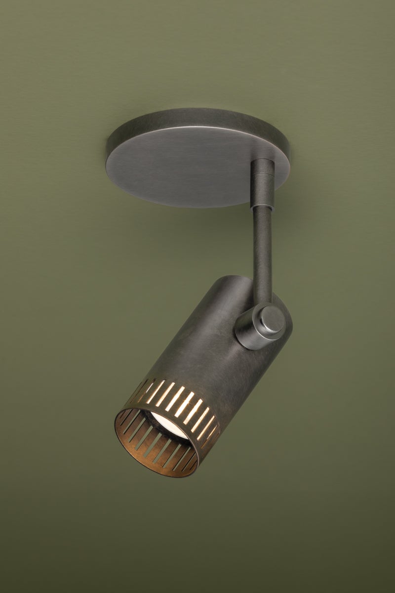 Arrow Wall Sconce by Troy Lighting, Adjustable Design, Patina Brass or Vintage Pewter Finish, ETL Damp Rated