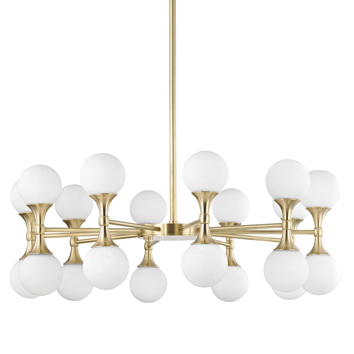 Astoria 20-Light Chandelier by Hudson Valley Lighting 3320-AGB