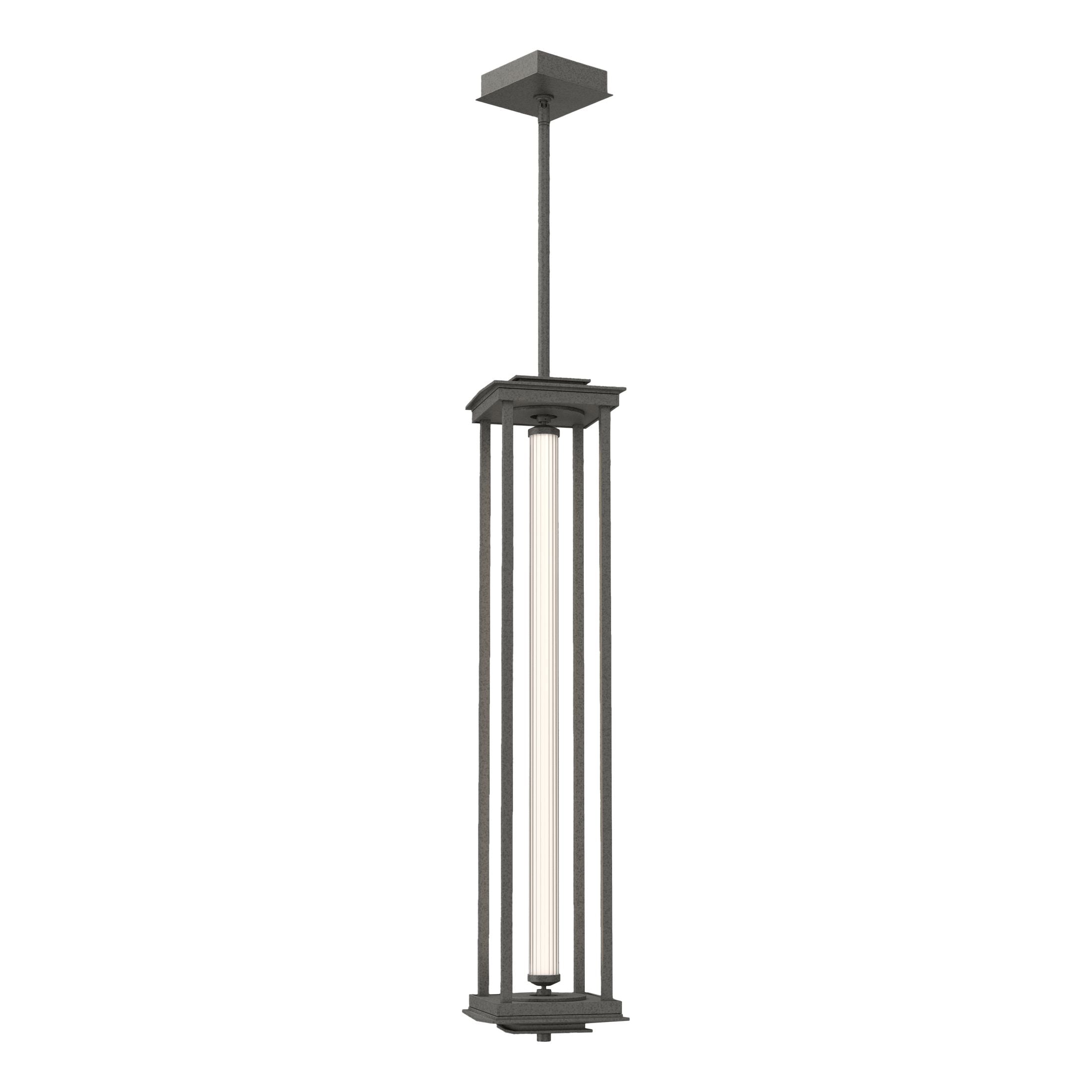 Athena 1-Light Large LED Lantern by Hubbardton Forge, Dimmable, Multiple Finishes, 930 Lumens