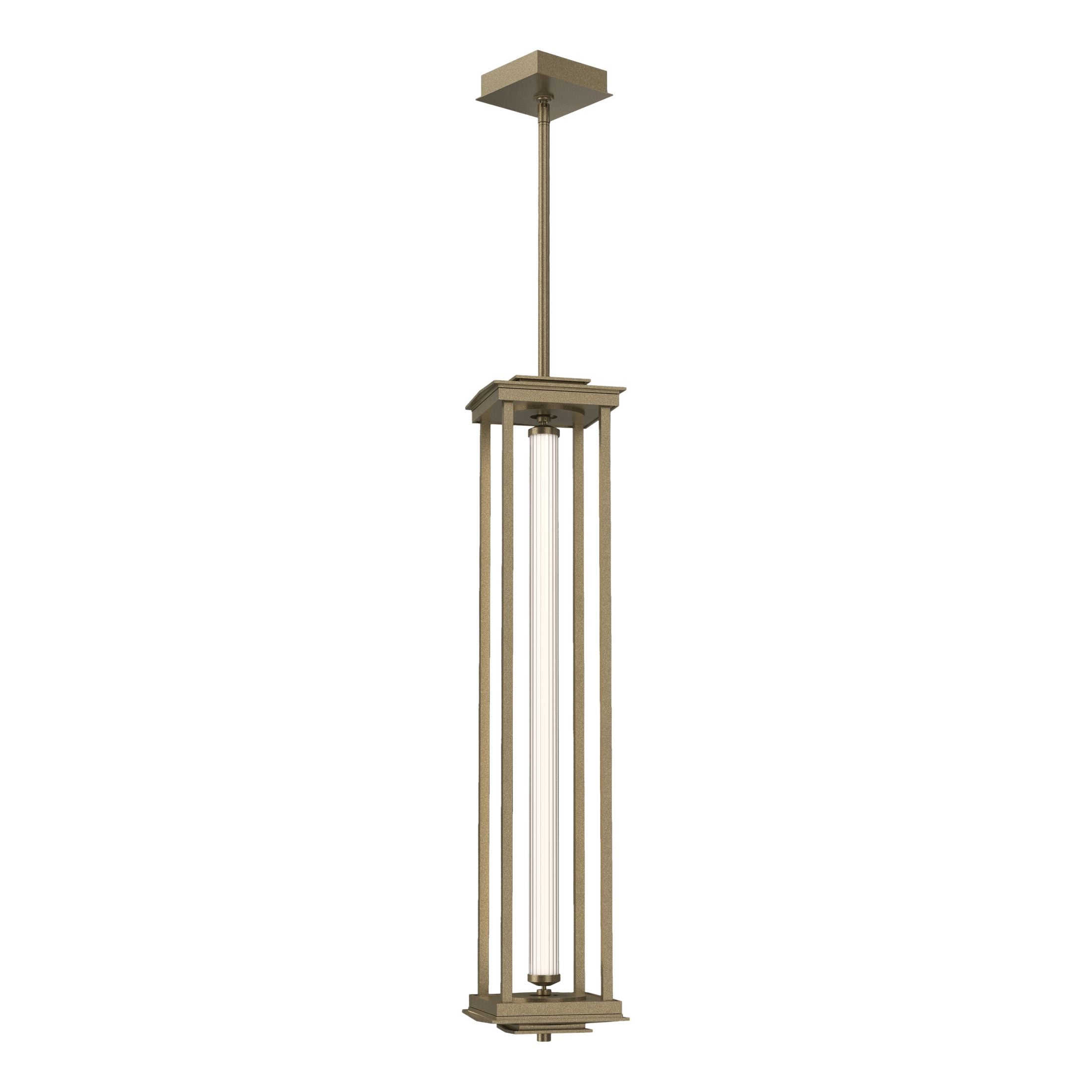 Athena 1-Light Large LED Lantern by Hubbardton Forge, Dimmable, Multiple Finishes, 930 Lumens