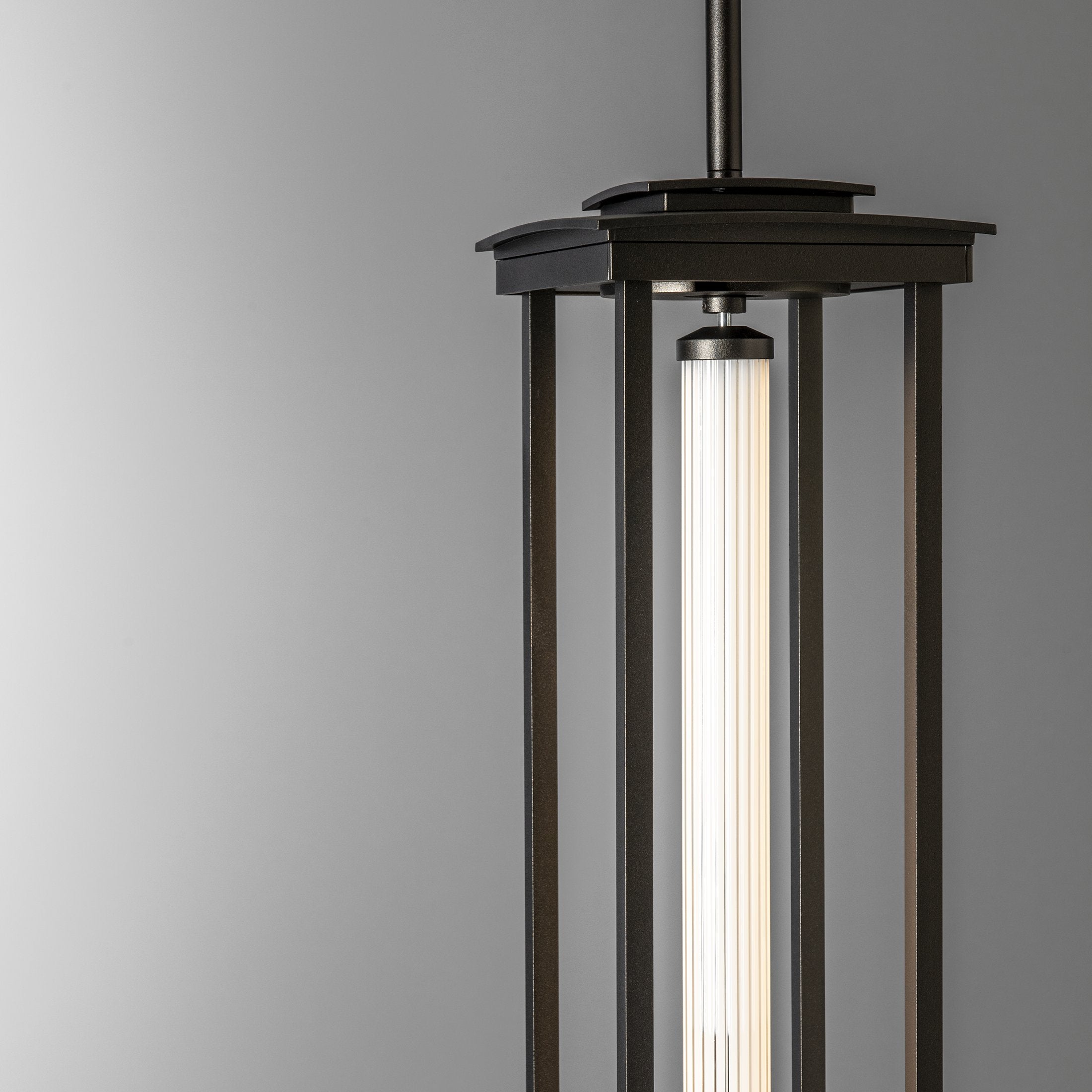 Athena 1-Light Large LED Lantern by Hubbardton Forge, Dimmable, Multiple Finishes, 930 Lumens