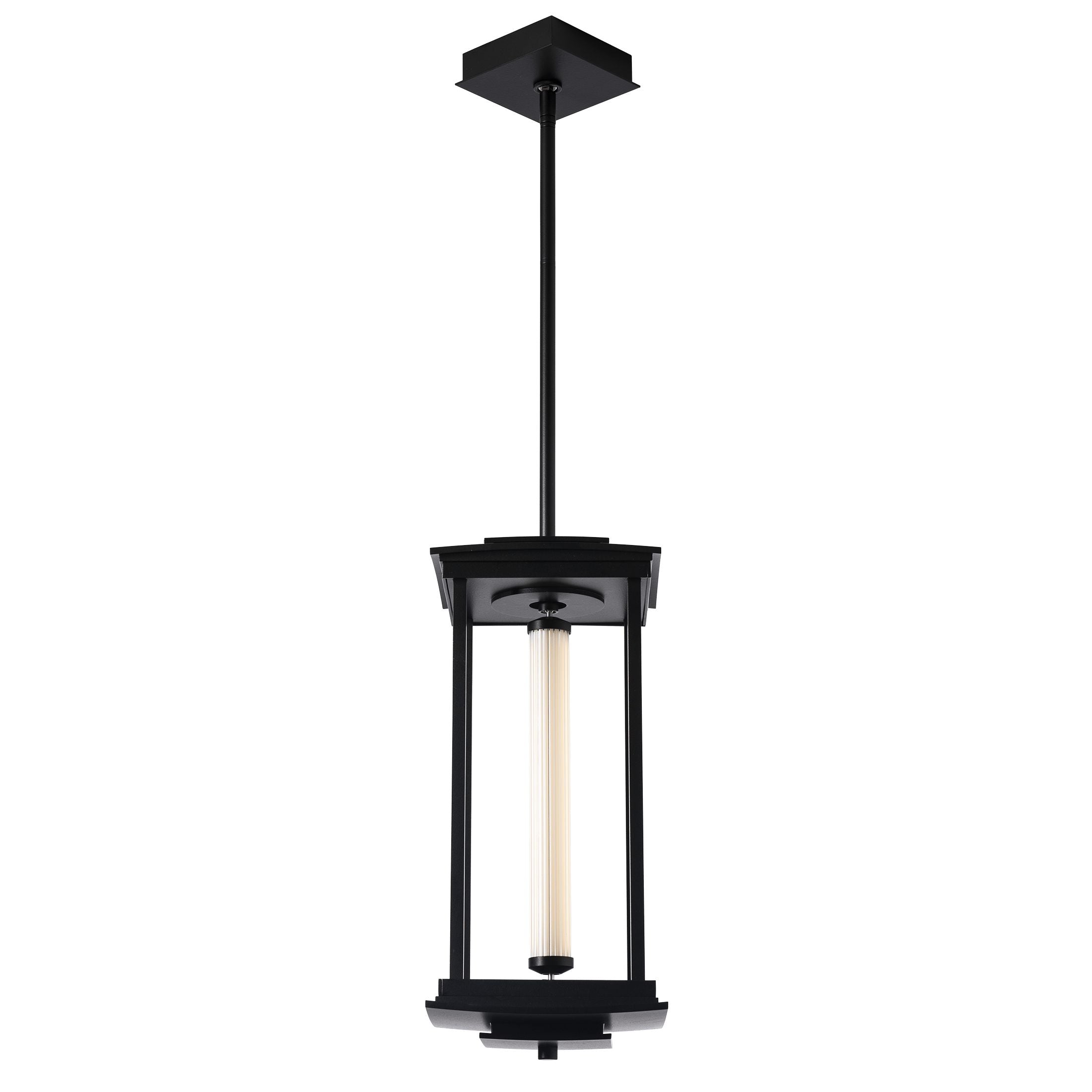 Hubbardton Forge Athena 1-Light LED Lantern with Scalloped Glass, 520 Lumens, Energy Efficient Design