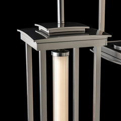 Athena Triple Tall LED Lantern by Hubbardton Forge, Customizable Heights, Dimmable, 2720 Lumens