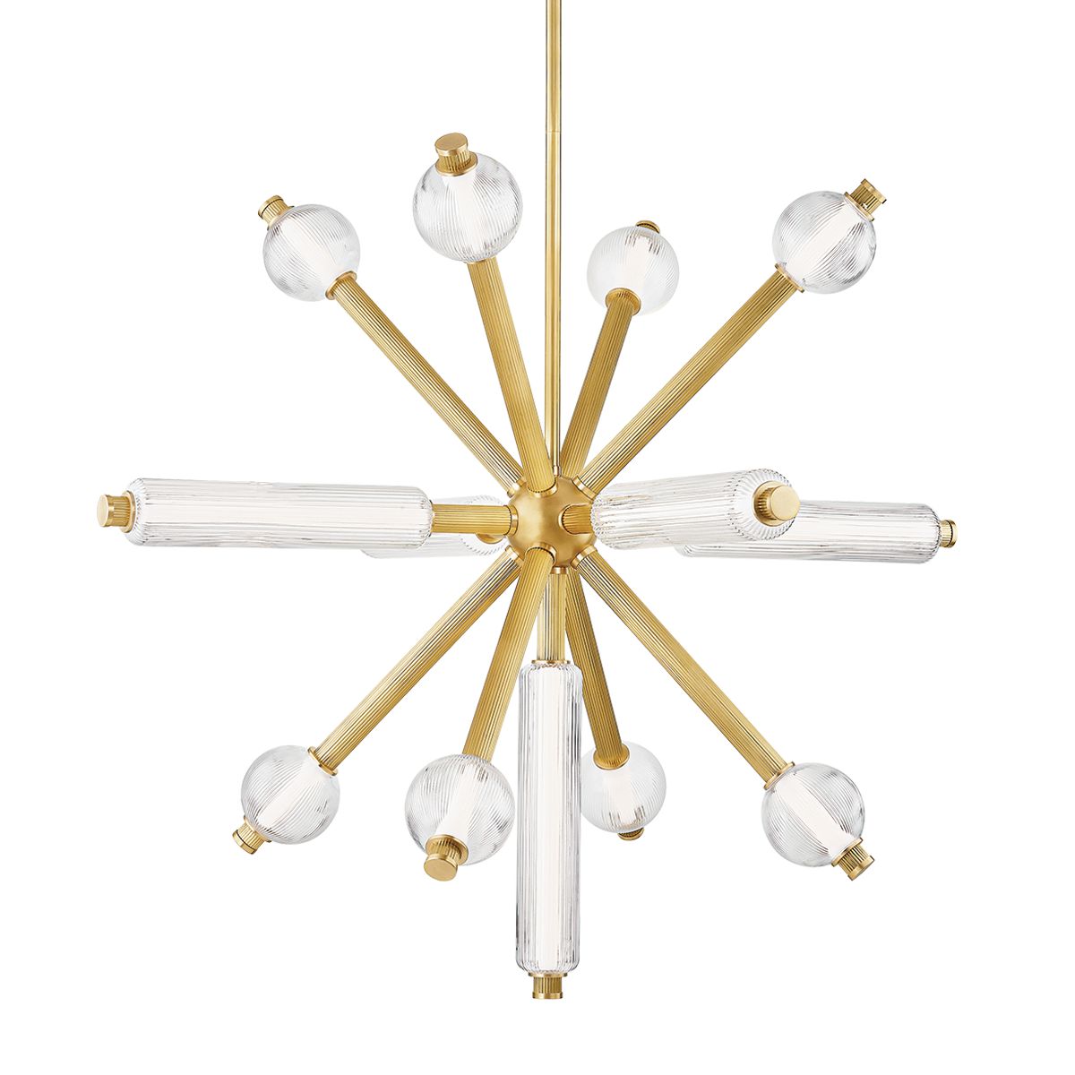 Atom Large LED Chandelier by Corbett Lighting 452-50-VB