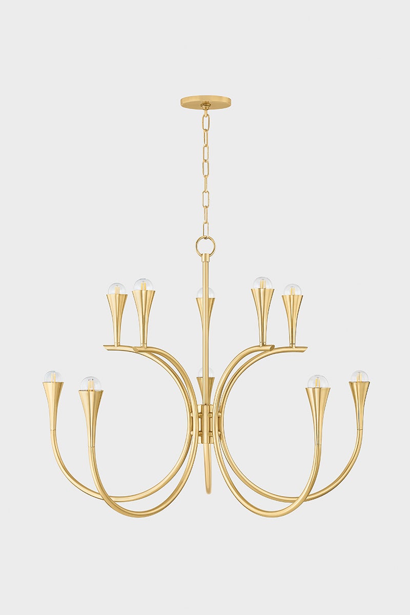 Aviana 10-Light Chandelier by Mitzi H929810-AGB