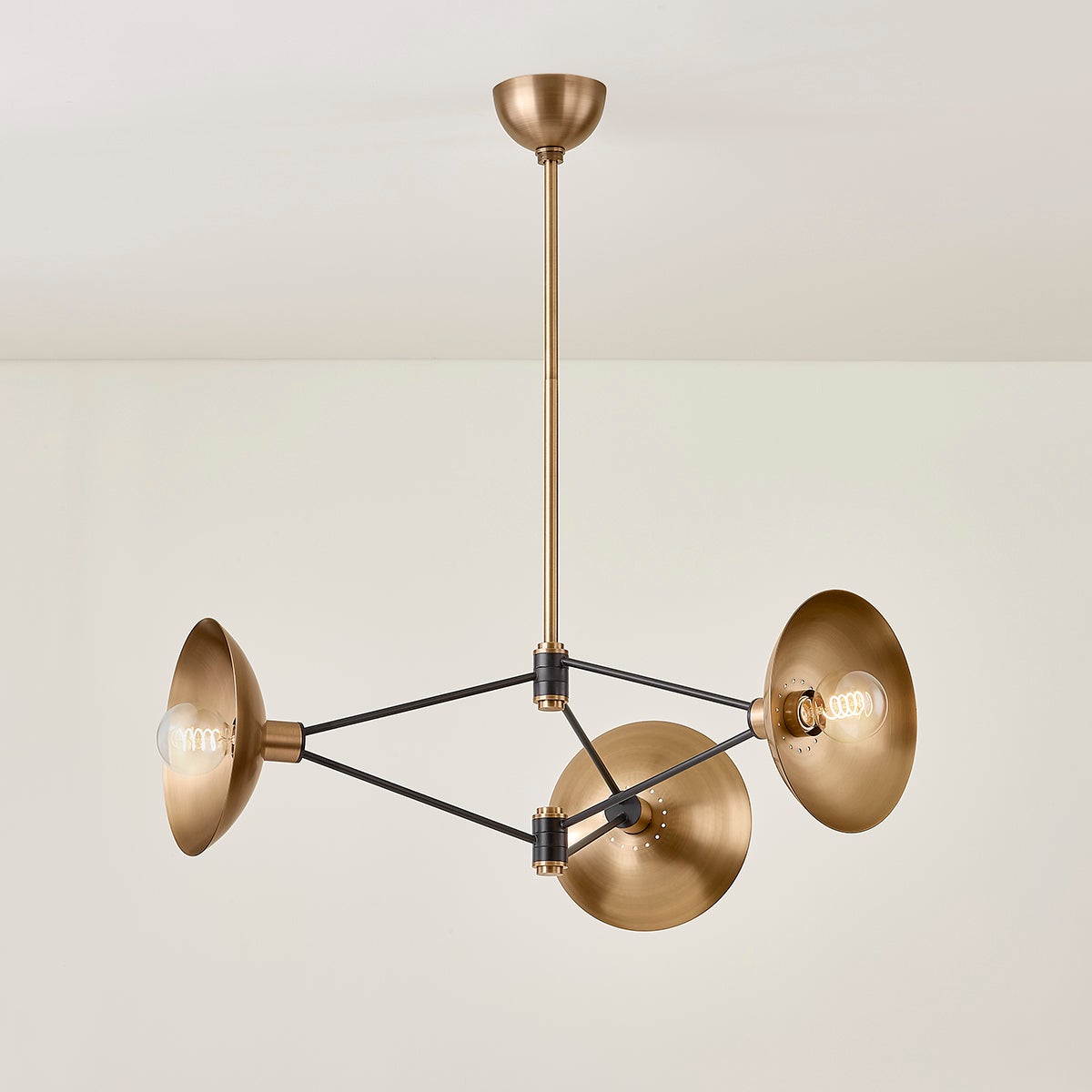 Axel Chandelier by Troy Lighting F1036-PBR/SBK