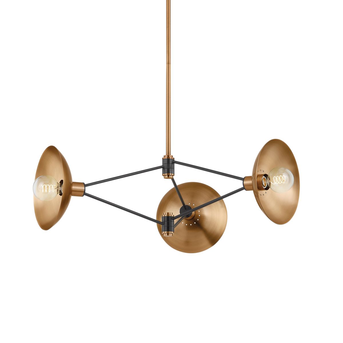 Axel Chandelier by Troy Lighting F1036-PBR/SBK