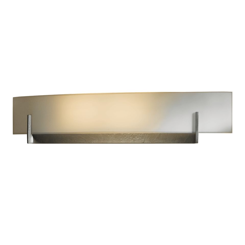 Axis Large Wall Sconce by Hubbardton Forge, 2 Elegant Arms, Dimmable, 100W, UL Damp Rated