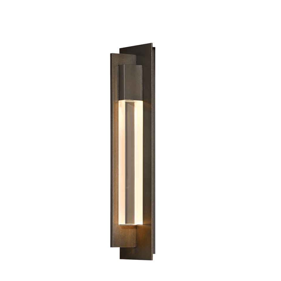 Hubbardton Forge Axis 1-Light Outdoor Wall Sconce with Dimmable Feature and UL Wet Rating