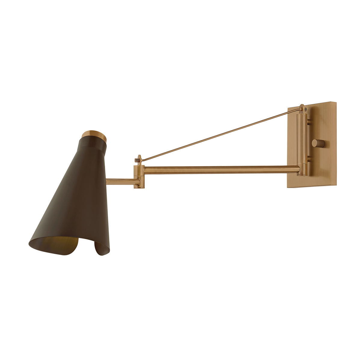 Andersen Wall Sconce 14" High by Troy Lighting - Industrial Patina Brass and Bronze Finish