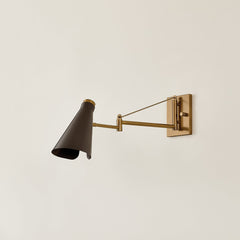 Andersen Wall Sconce 14" High by Troy Lighting - Industrial Patina Brass and Bronze Finish