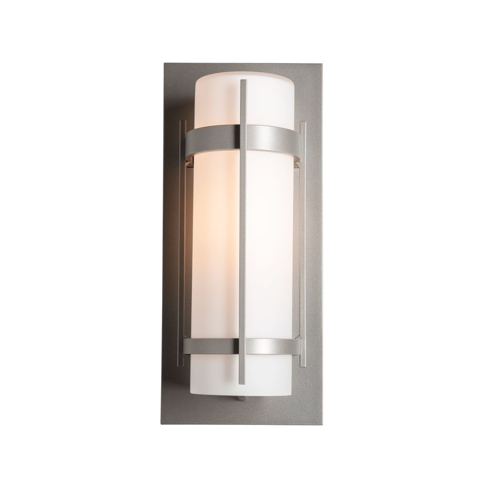 Hubbardton Forge Banded Outdoor Sconce 15.8" High, UL Wet Rated, Multiple Finishes Available