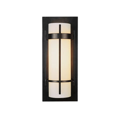 Banded with Bar Sconce by Hubbardton Forge, 12" Height, Dimmable, Energy Efficient, Various Finishes