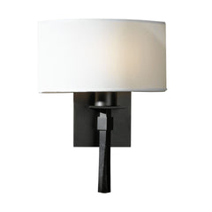 Beacon Hall Half Drum Shade Sconce 12.7" Height Handcrafted Wall Light by Hubbardton Forge