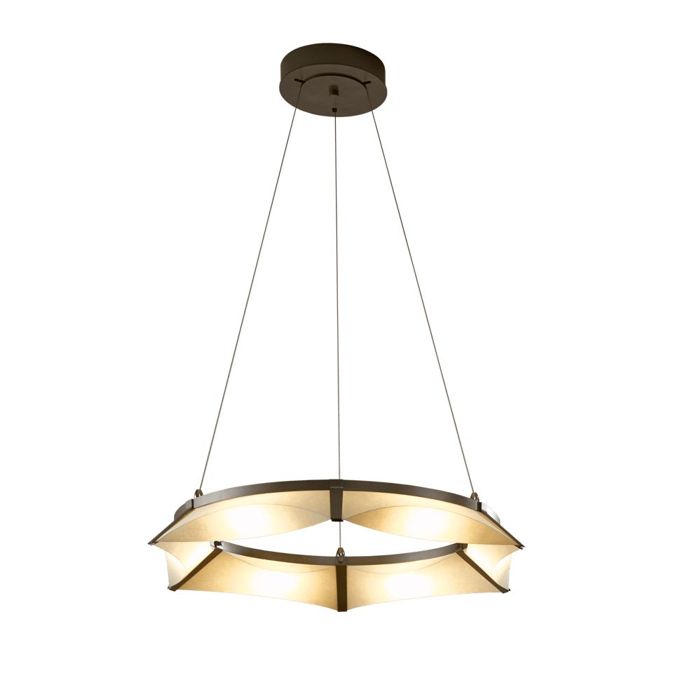 Hubbardton Forge Bento 1-Light LED Pendant, Dimmable, Energy Efficient, Multiple Finishes