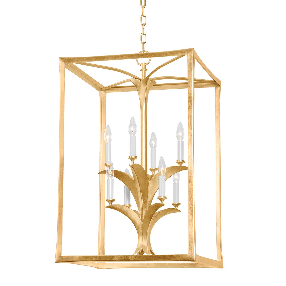 Bergamo Large Lantern by Corbett Lighting 435-47-VGL/GL