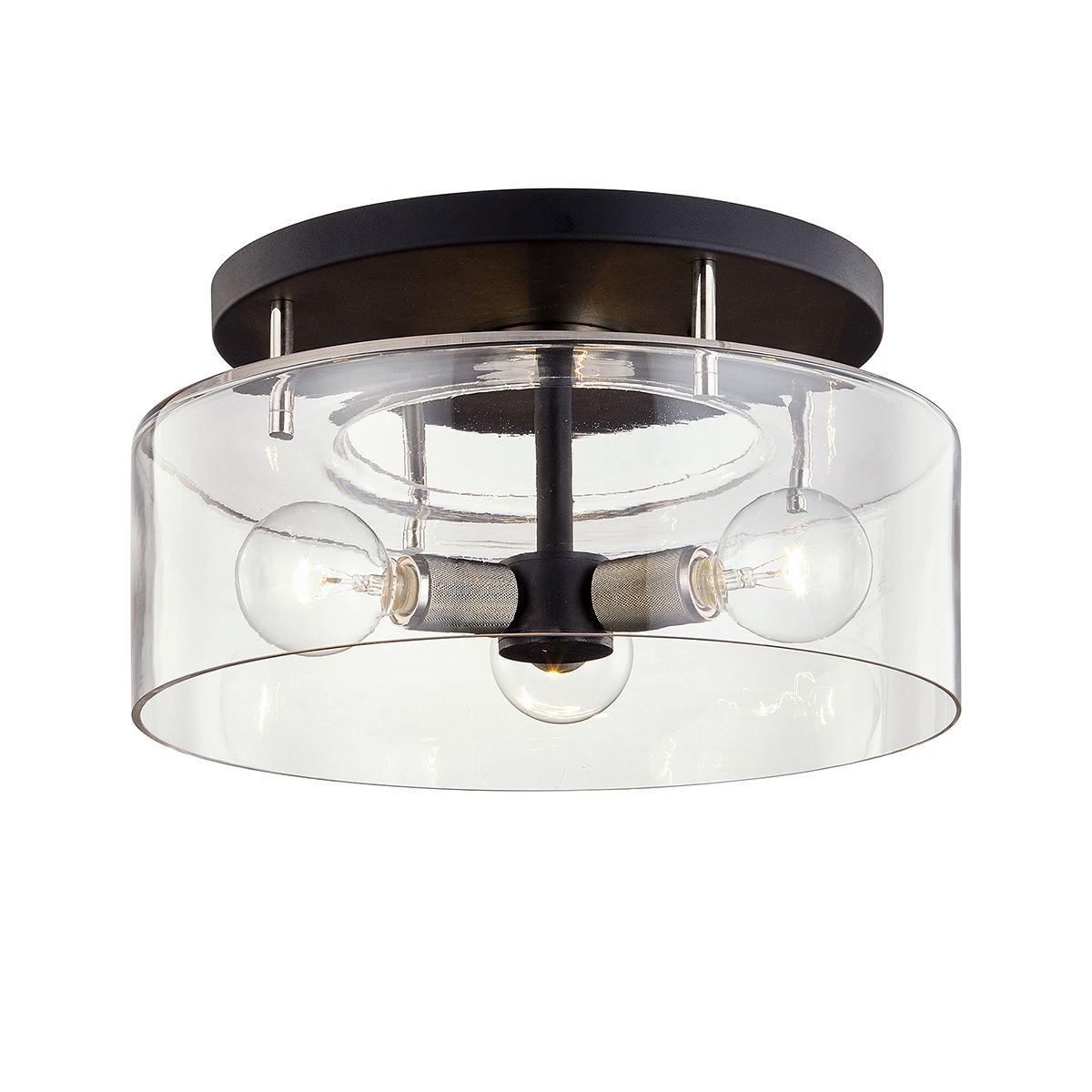 Bergamot Station Large Semi-Flush Ceiling Light by Troy Lighting C7542