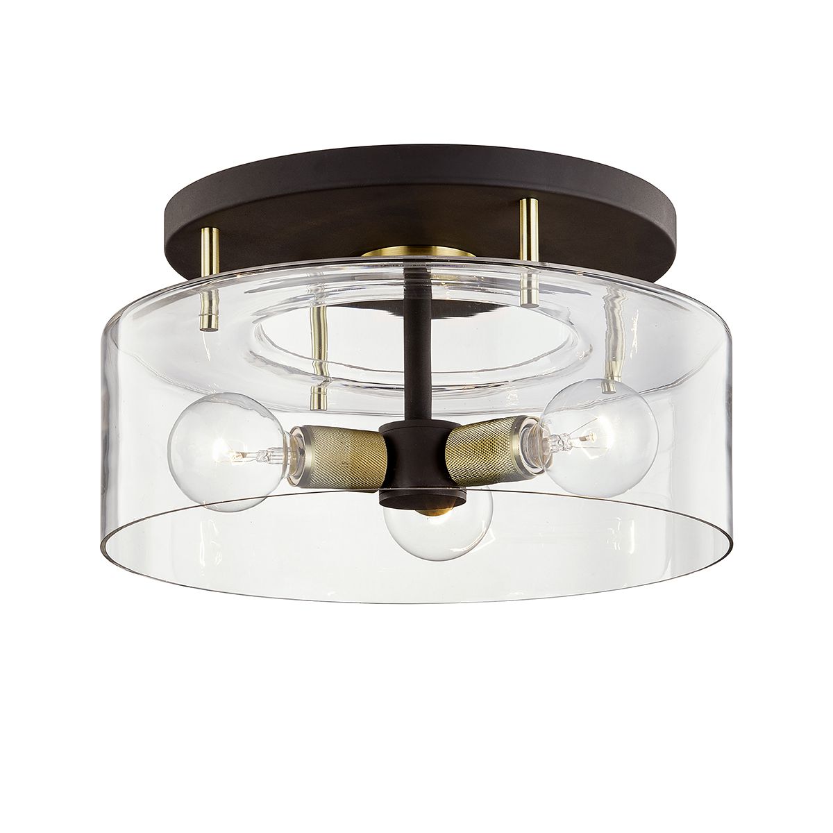 Bergamot Station Large Semi-Flush Ceiling Light by Troy Lighting C7542