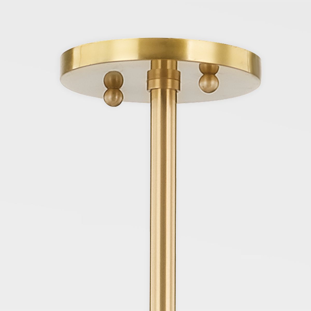 Birdie 3-Light Chandelier by Mitzi in Aged Brass with Unique Asymmetrical Design and Dimmable Functionality