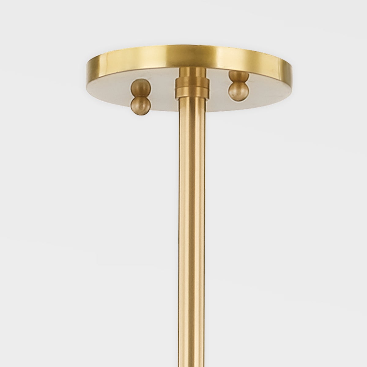 Birdie 3-Light Chandelier by Mitzi in Aged Brass with Unique Asymmetrical Design and Dimmable Functionality