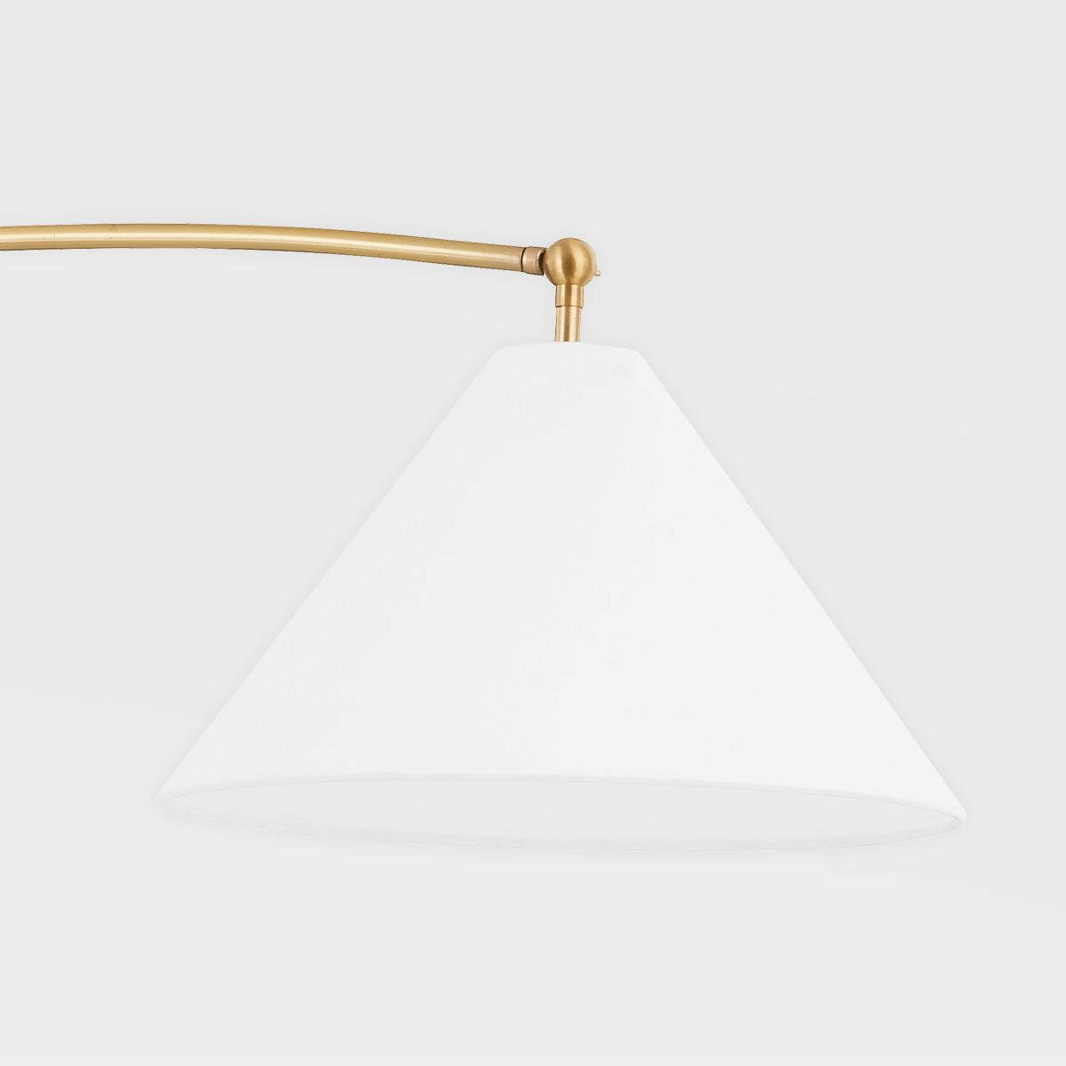 Birdie 3-Light Chandelier by Mitzi in Aged Brass with Unique Asymmetrical Design and Dimmable Functionality