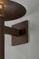 Birk Large Outdoor Wall Sconce by Troy Lighting - 15"H, ETL Wet Rated, Dimmable LED, Bronze Finish