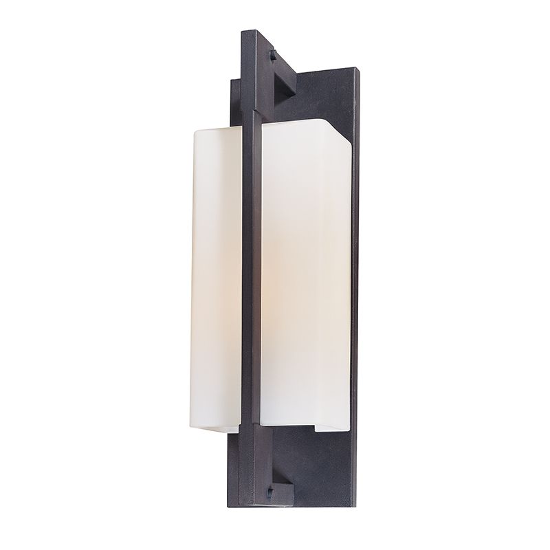 Blade Medium Wall Sconce by Troy Lighting, Hand-Worked Wrought Iron, Dimmable, 60W, UL Dry Rated