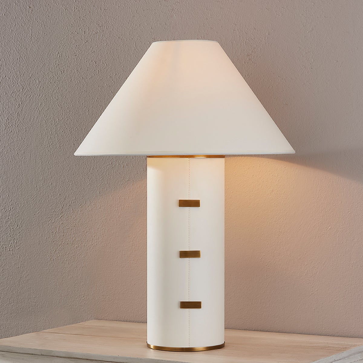 Bond Large Table Lamp by Troy Lighting PTL1326-PBR