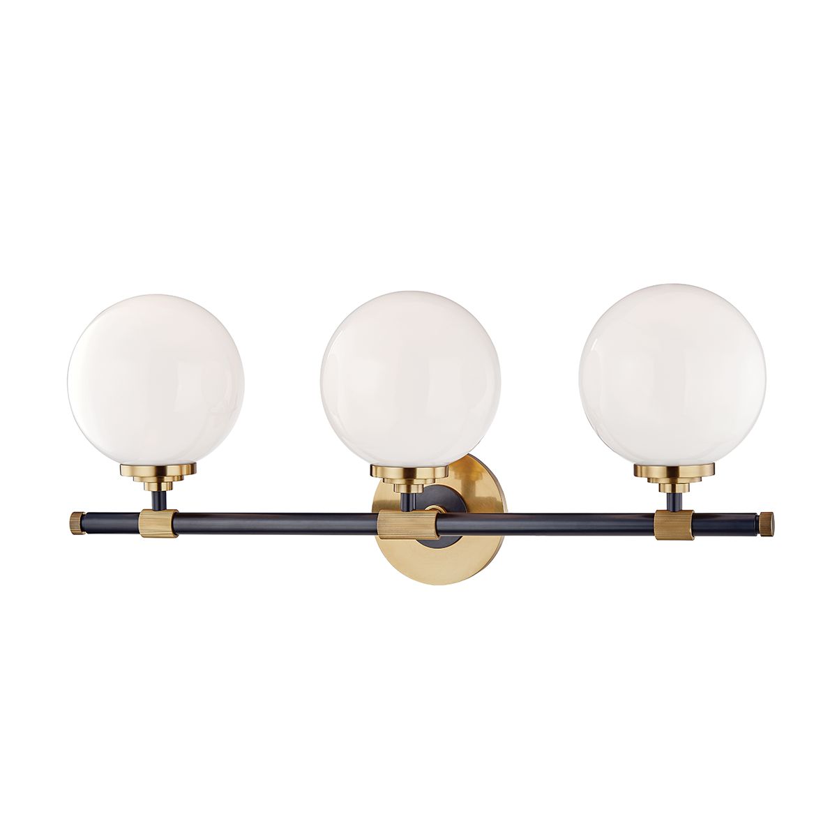 Bowery 3-Light Vanity Light by Hudson Valley Lighting - Dimmable, UL Damp Rated, Aged Old Bronze or Polished Nickel