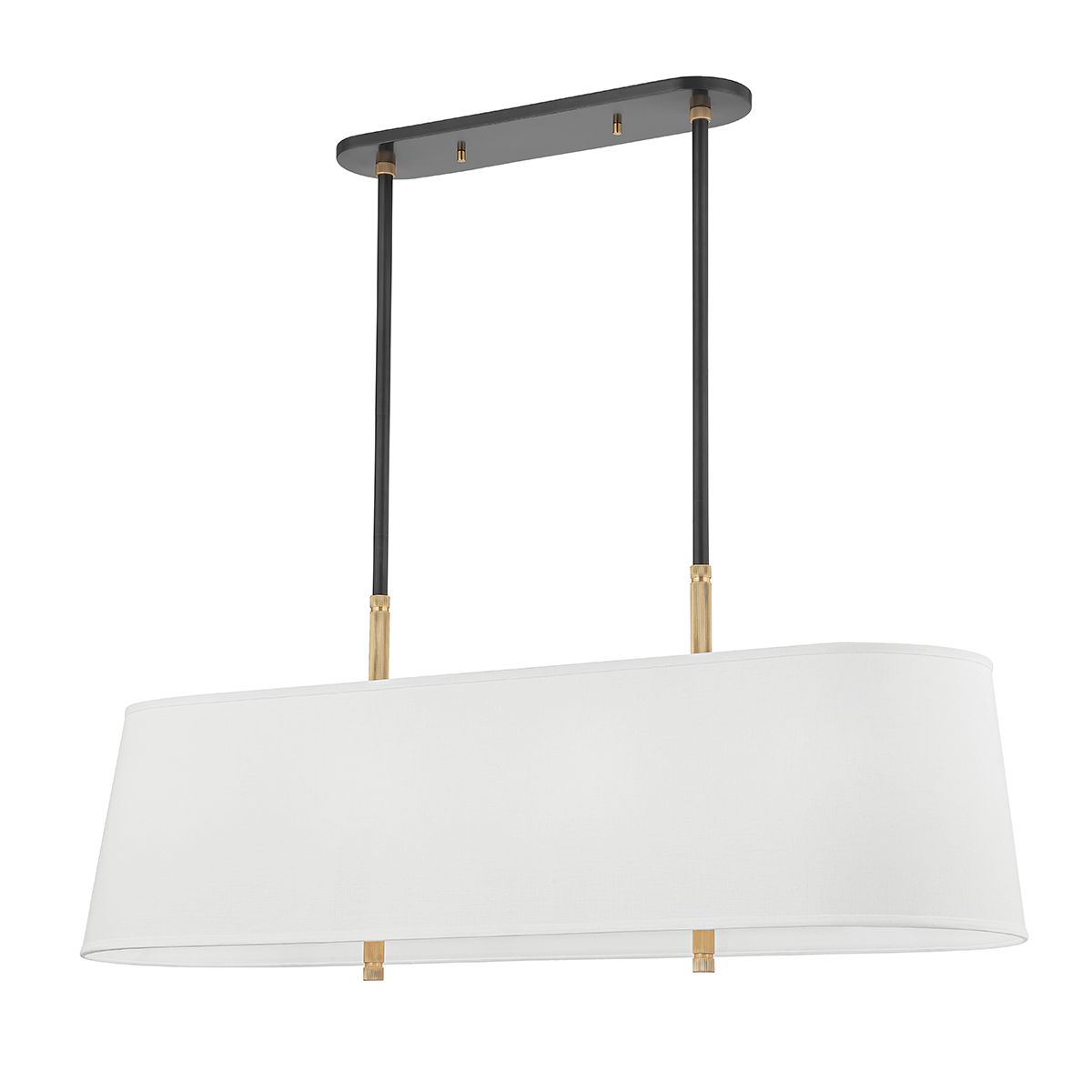 Bowery Linear Chandelier by Hudson Valley Lighting 3747-AOB