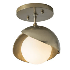 Brooklyn 1-Light Double Shade Semi-Flush by Hubbardton Forge 121377