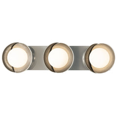 Hubbardton Forge Brooklyn 3-Light Double Shade Bath Sconce - Versatile Mounting, UL Damp Rated, Multiple Finishes