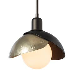 Brooklyn Double Shade Mini Pendant Light by Hubbardton Forge - Artisan Crafted, Dimmable, Versatile Finishes