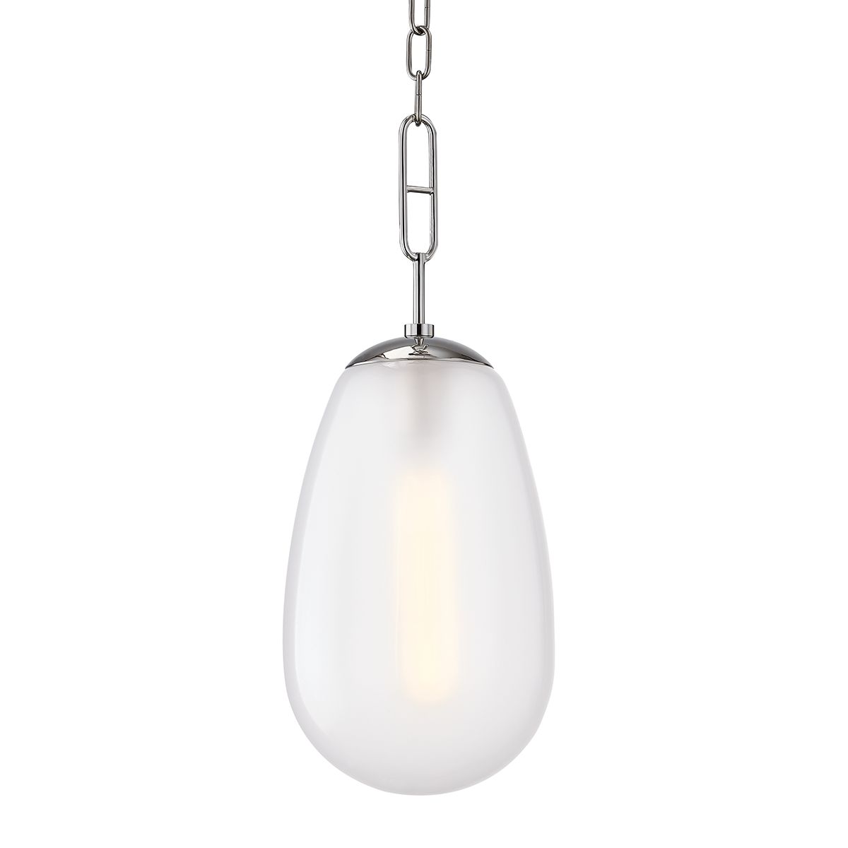 Bruckner Pendant Light by Hudson Valley Lighting, Glass Shade, Dimmable, Adjustable Height, 22.25" H