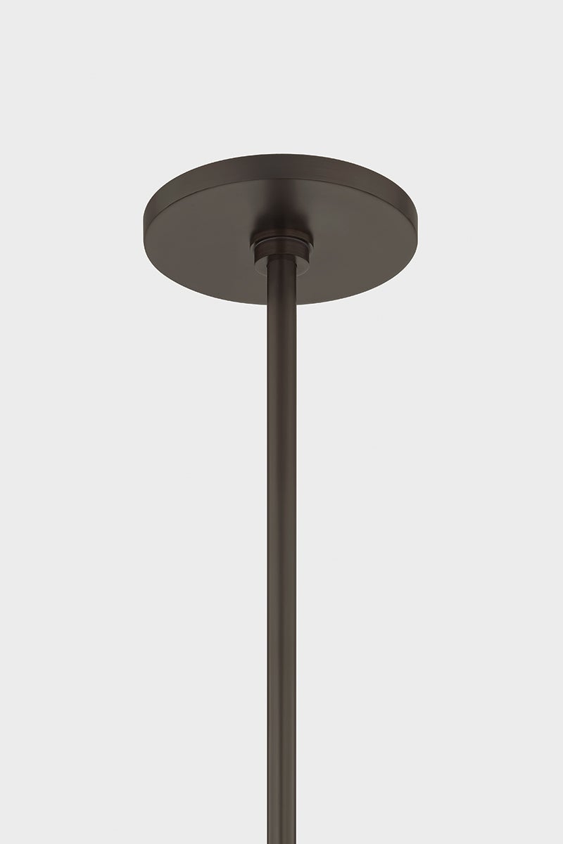 Mitzi H991806-TRB Caraway Chandelier - True Bronze Finish, 6 Lights, Dimmable, Adjustable Height