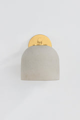 Cara Wall Sconce by Mitzi - Elegant Ceramic Shade, Aged Brass Arm, Dimmable, UL Damp Rated