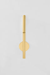 Circleville Wall Sconce 9022-AGB by Hudson Valley Lighting - Aged Brass, Adjustable LED Shade, Dimmable