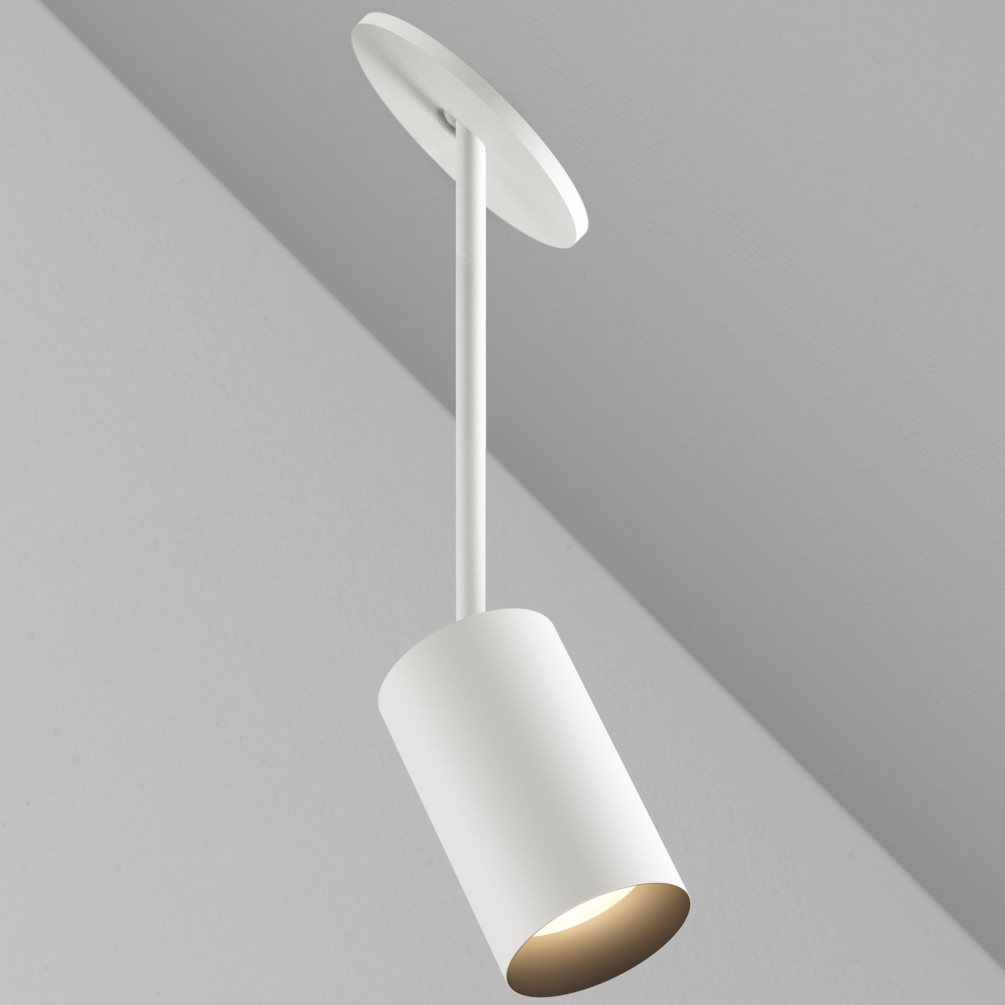 CM1 Adjustable Ceiling Light by Lucifer Lighting - Dimmable, Pivoting 90°, Versatile Design