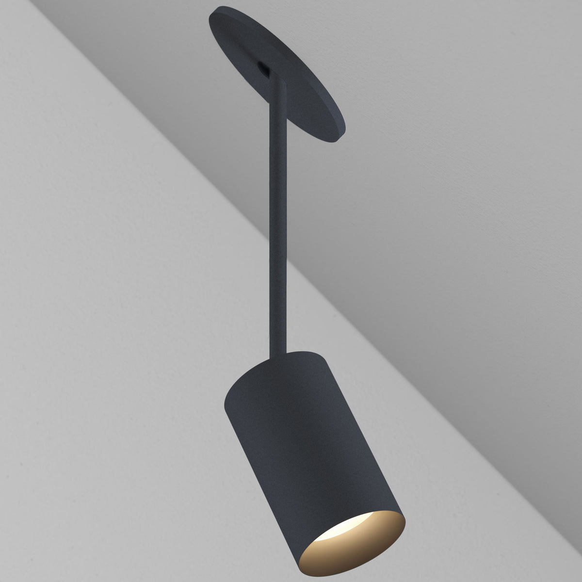 CM1 Adjustable Ceiling Light by Lucifer Lighting - Dimmable, Pivoting 90°, Versatile Design