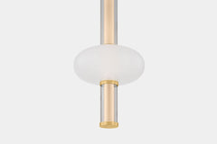 Corbin Pendant Light 28.5" by Corbett Lighting - Energy Efficient LED, ETL Damp Rated, Modern Glass Design