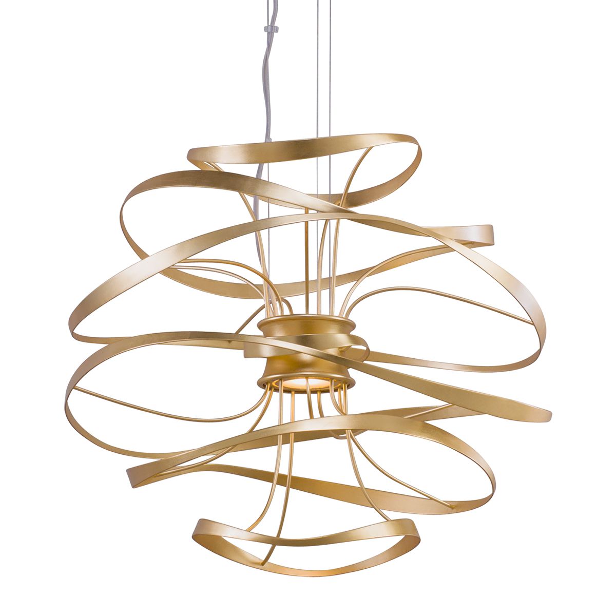 Calligraphy Chandelier by Corbett Lighting