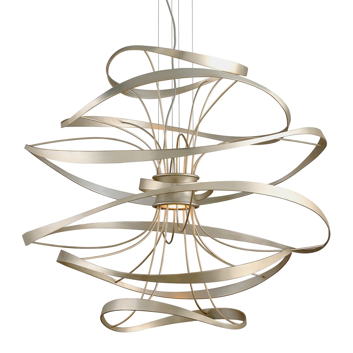 Calligraphy Large Chandelier by Corbett Lighting