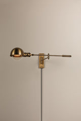 Cannon Plug-In Sconce By Troy Lighting, 60W Dimmable, Patina Brass, Retro Industrial Design