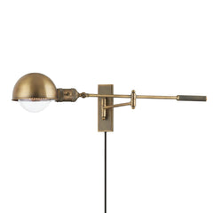 Cannon Plug-In Sconce by Troy Lighting PTL1108-PBR