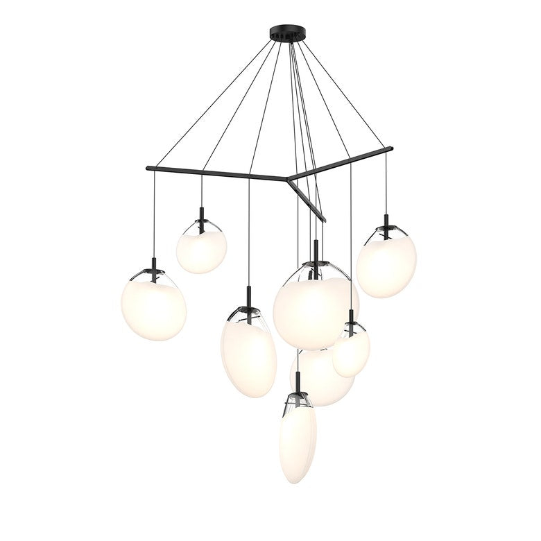 Cantina 9-Light Tri-Spreader LED Chandelier by SONNEMAN 2997.25