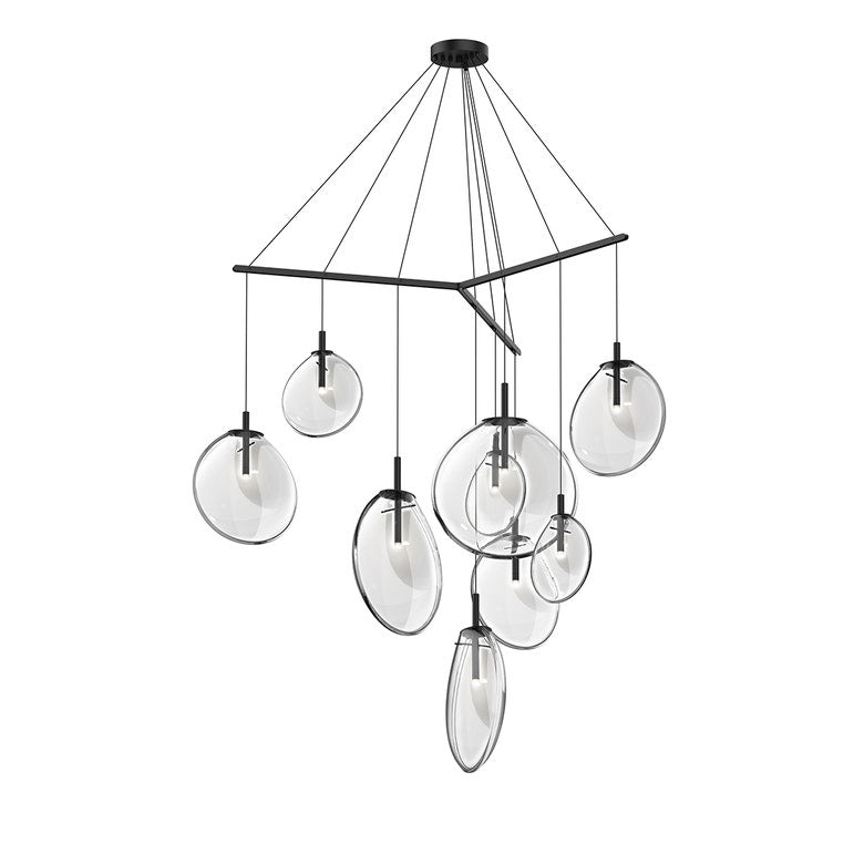 Cantina 9-Light Tri-Spreader LED Chandelier by SONNEMAN 2997.25