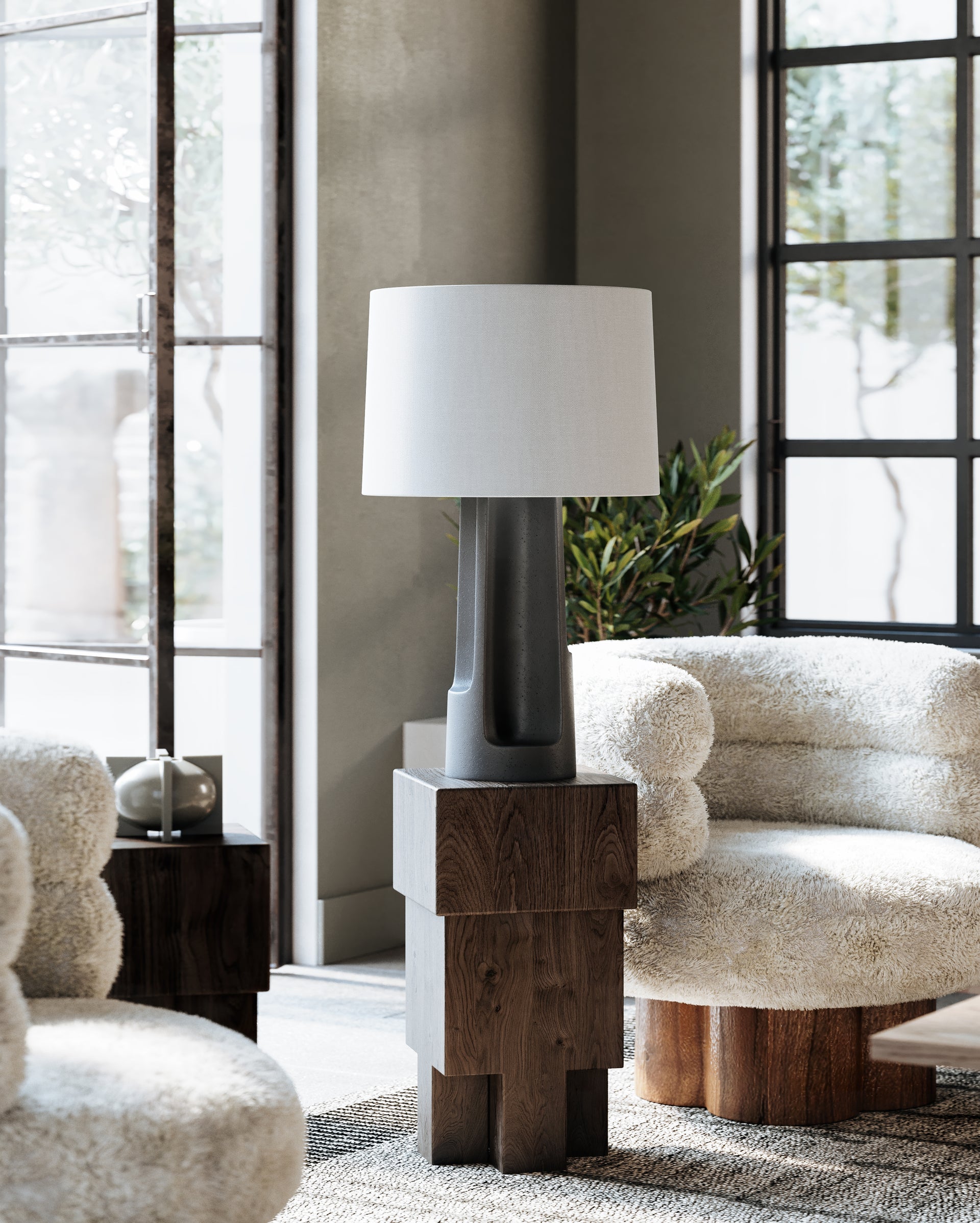 Canyon Table Lamp by Troy Lighting PTL9028-PBR