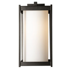 Cela Large Outdoor Sconce 16.3" by Hubbardton Forge - Dimmable Blown Glass & Durable Aluminum