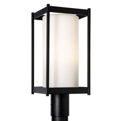 Hubbardton Forge Cela Outdoor Post Light 18.6" Height, Dimmable, Elegant Glass Shade, Durable Aluminum