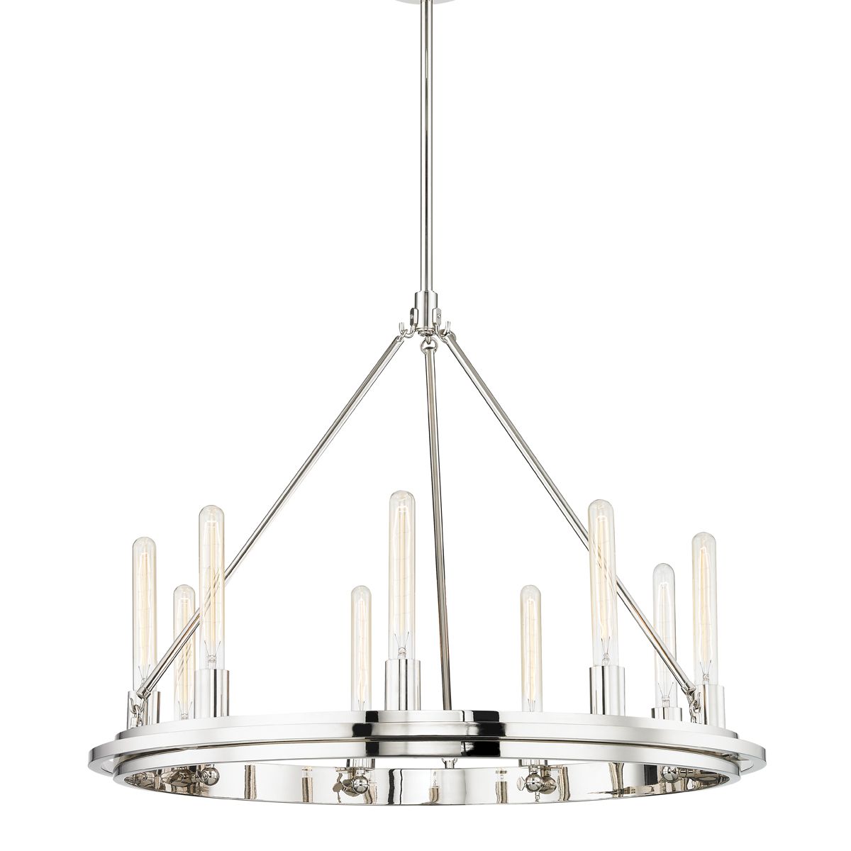 Chambers 9-Light Chandelier by Hudson Valley Lighting 2732-PN